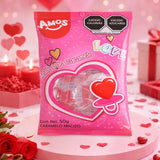 Anillos de Caramelo, Corazón, 50 gr