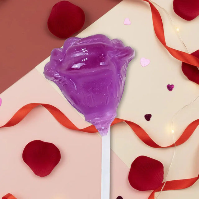 Rosa, Paleta de Caramelo, Color Morado, 36 gr