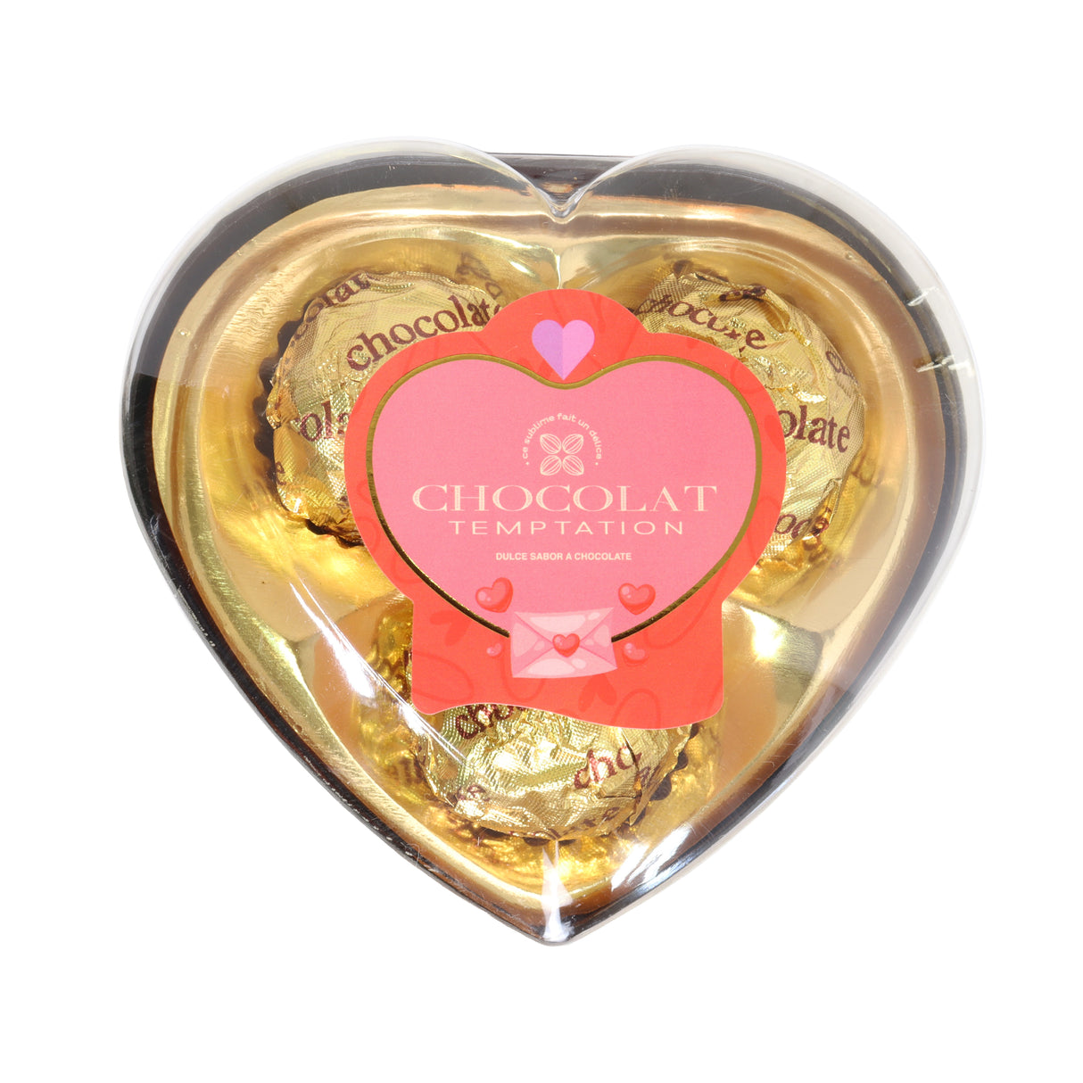 Chocolate, Caja Corazón, 3 pzas