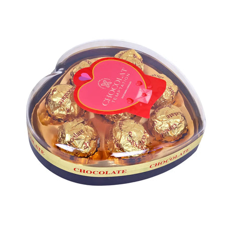 Trufas de Chocolate, Corazón, Color Dorado, 96 gr