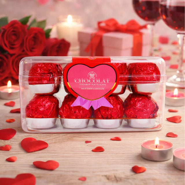 Caja de Regalo, Trufas de Chocolate, 16 pzas