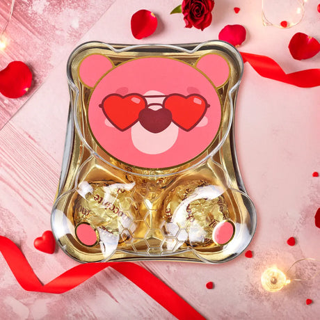 Trufas de Chocolate, Oso, Color Dorado