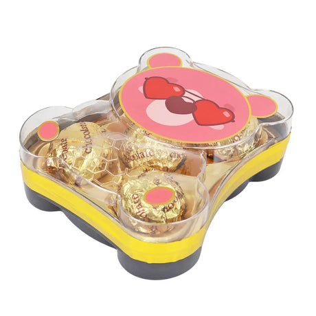 Trufas de Chocolate, Oso, Color Dorado