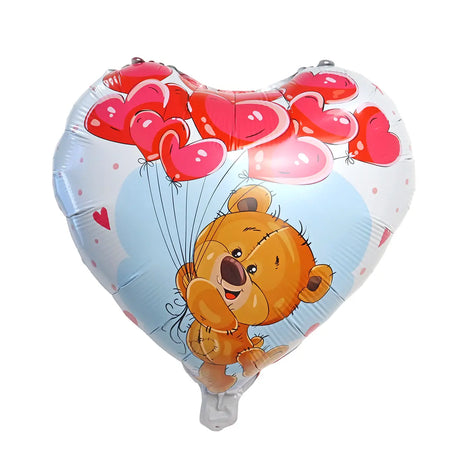 Globo Metálico de Corazón y Dulce