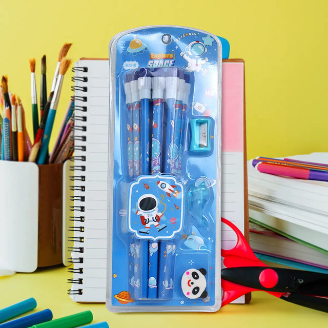 Kit de Escritura, Astronauta, Color Azul