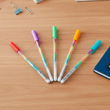 Bolígrafos Arcoíris, 6 pzas