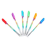 Bolígrafos Arcoíris, 6 pzas