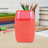 Sacapuntas con Goma, Color Naranja