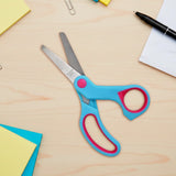 Tijeras Punta Redonda, Color Azul y Rosa