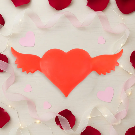 Corazón Decorativo con Luz, Color Rojo