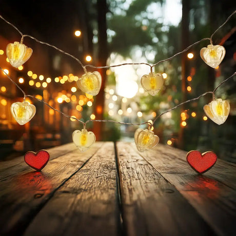 Pinzas de Corazón con Luz