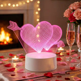Lámpara LED Decorativa, Corazones