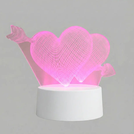 Lámpara LED Decorativa, Corazones