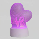 Lámpara LED Decorativa, Corazón