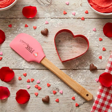 Kit de Espátula y Cortador de Galleta, Corazón