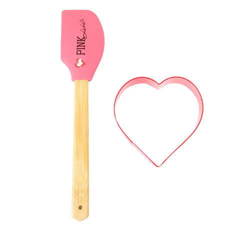 Kit de Espátula y Cortador de Galleta, Corazón