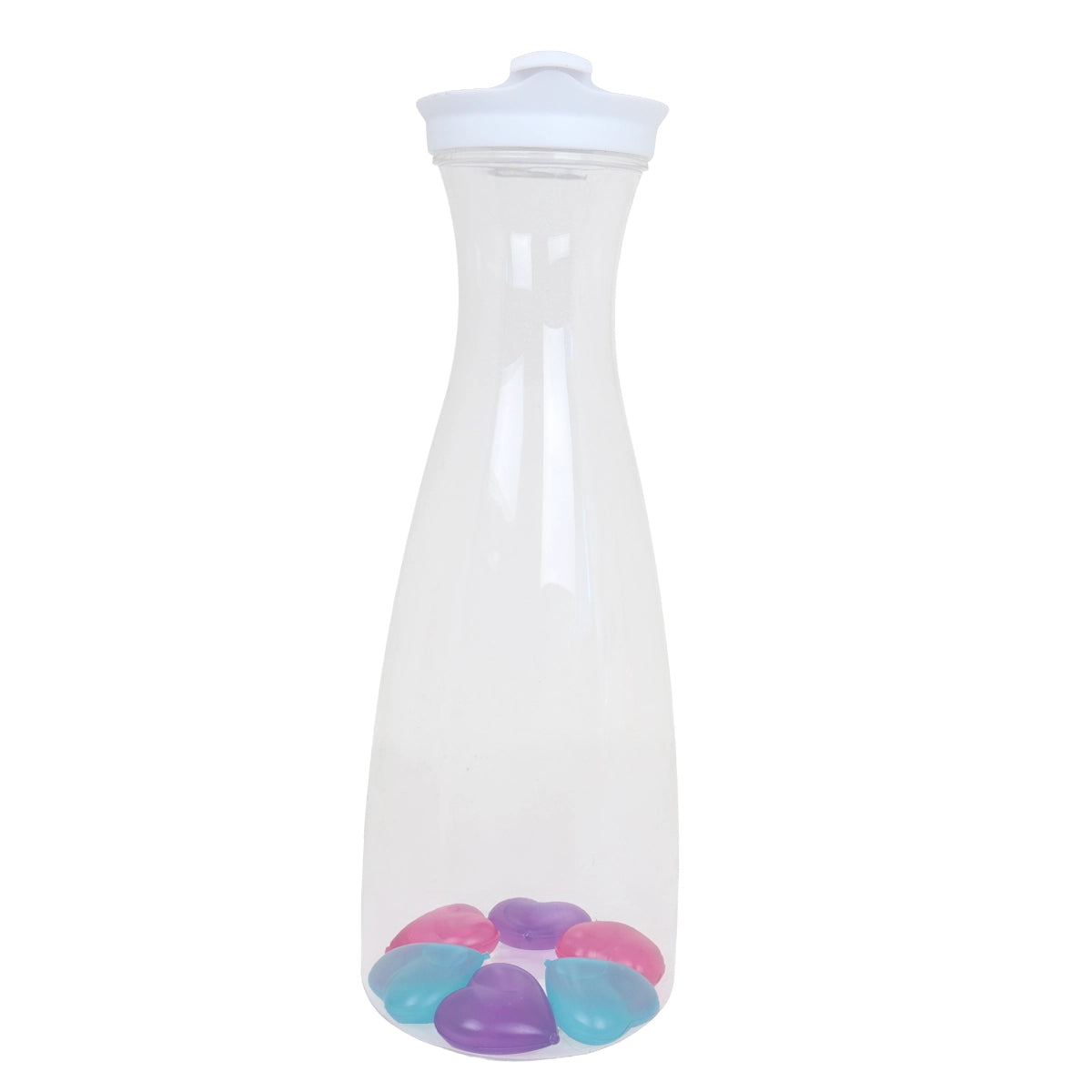 Botella de Plástico con Hielitos de Corazón