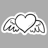 Canvas DIY con Pinturas, Corazón con Alas