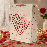 Bolsa de Regalo, Kraft, Corazones