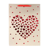 Bolsa de Regalo, Kraft, Corazones