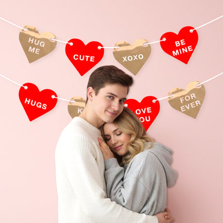 Banner, Corazones con Frases