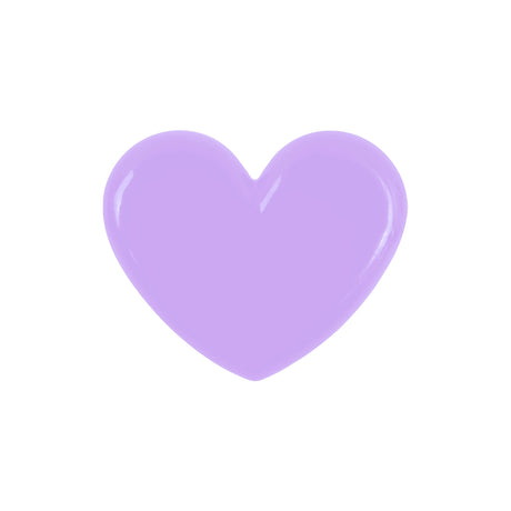 Set de Clips, Corazones, Color Lila