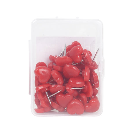 Tachuelas Corazón, Color Rojo