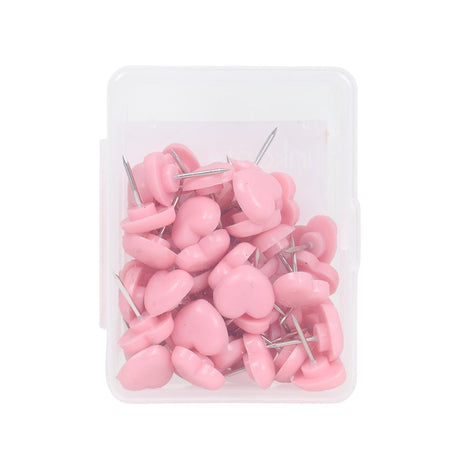 Tachuelas Corazón, Color Rosa