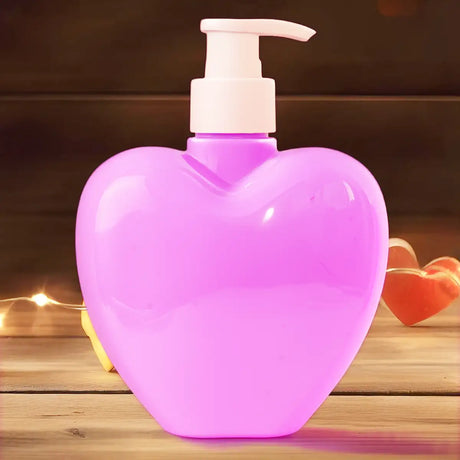 Dispensador de Jabón, Corazón, Color Morado