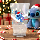 Stitch, Merry Christmass, Vaso Cristal, 414 ml