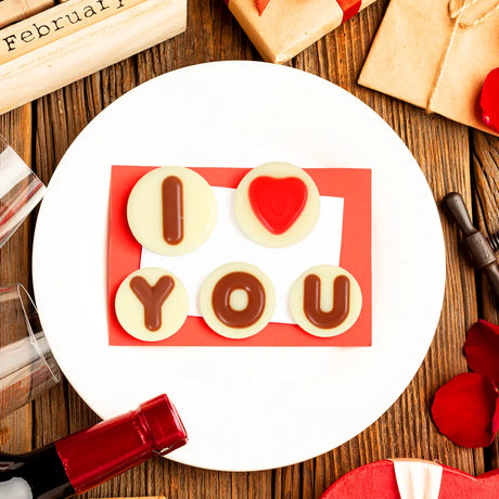 Chocolates en Forma de Letras, 5 pzas