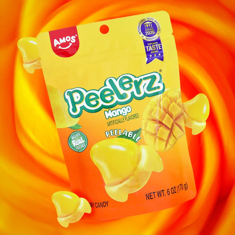 Mango, Gomitas Pelables, Peelerz, 170 gr