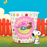 Snoopy, Bananas, Cubeta Palomera