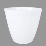 Maceta de Plástico Grande, Color Crema