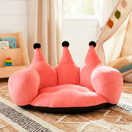 Sillón Corona Infantil, Color Rosa