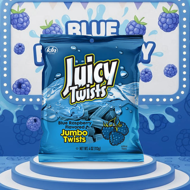 18 11JUICY TWISTS BLUE RASPBERRY 113 GR