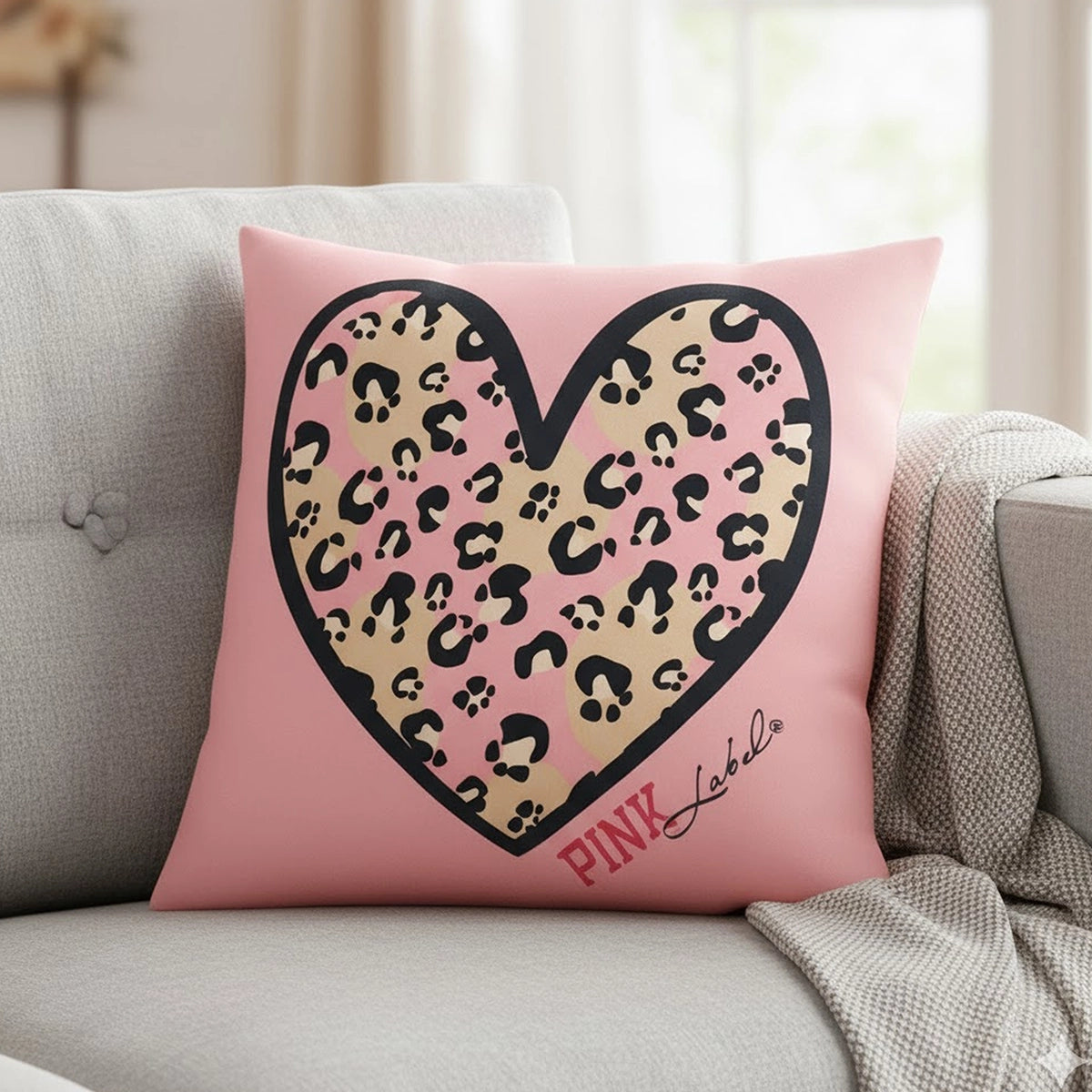Cojín, Pink Label, Corazón