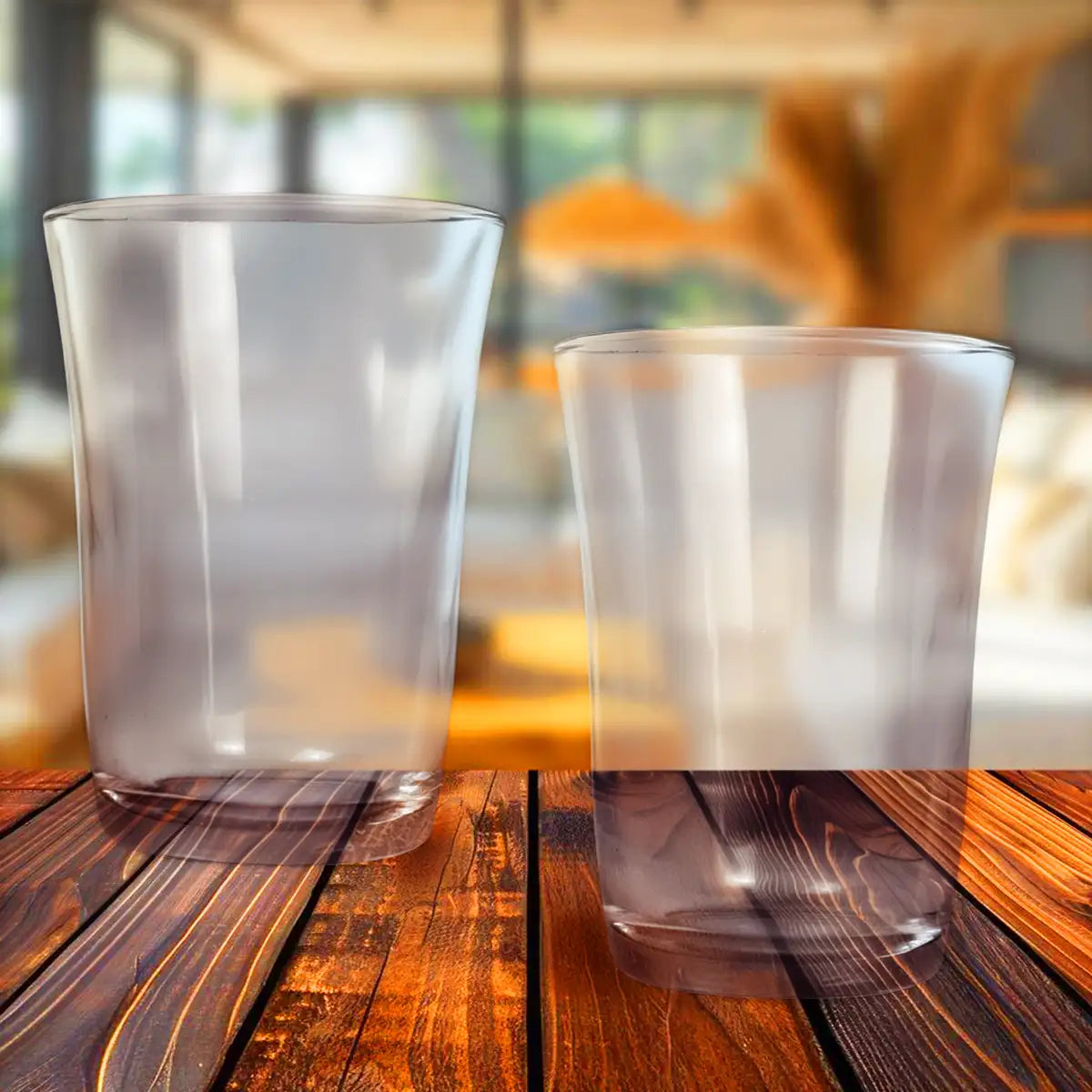 Set de 4 Vasos de Cristal, Libbey