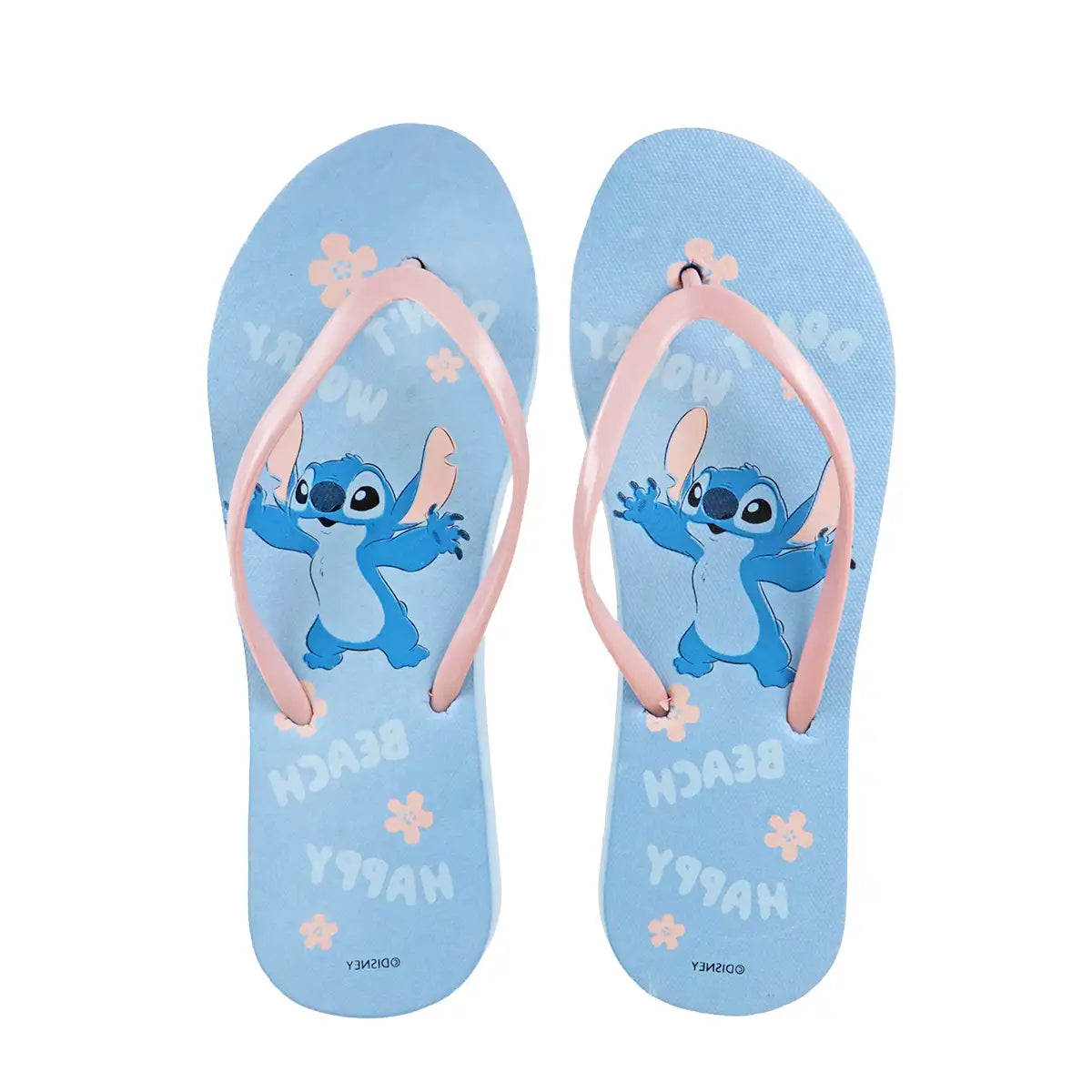 Sandalias, Stitch, Color Azul y Rosa