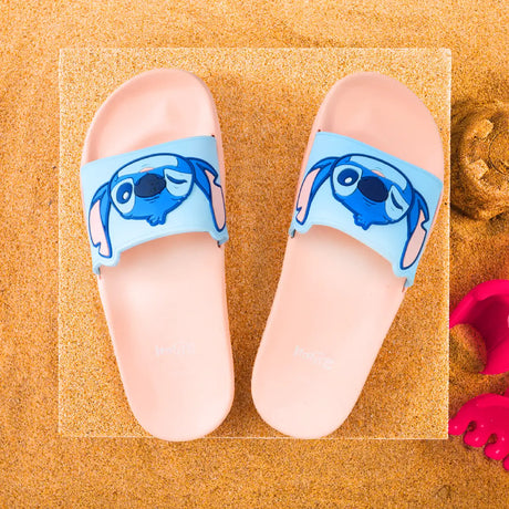 Sandalias, Stitch, Color Rosa
