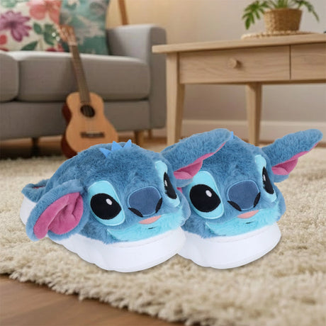 Pantuflas Stitch, Color Azul
