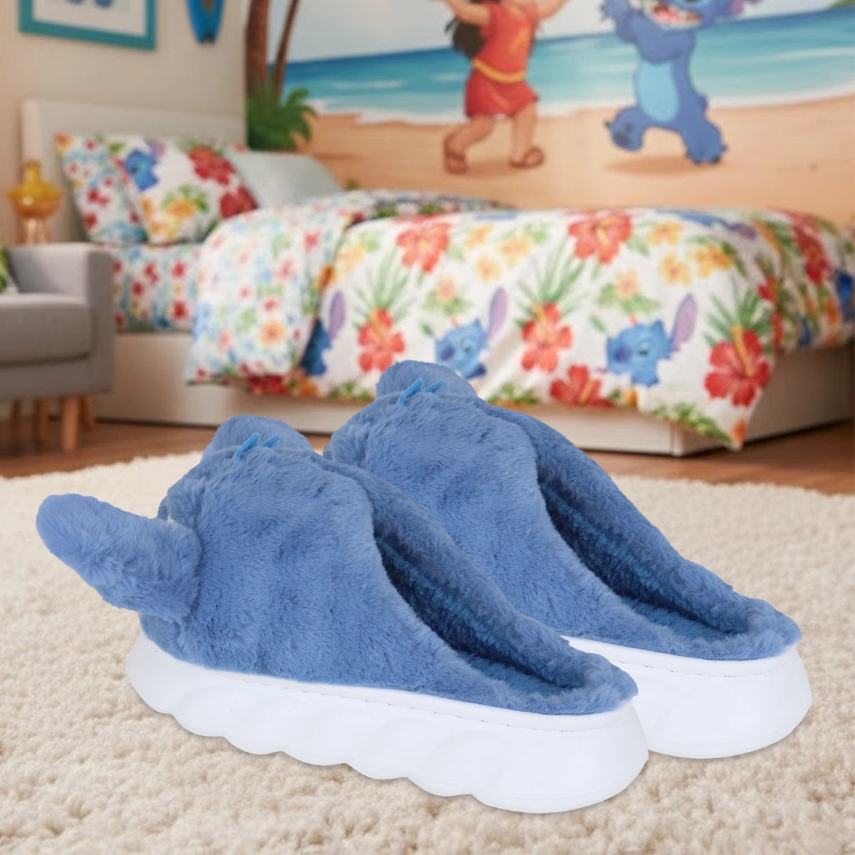 Pantuflas Stitch