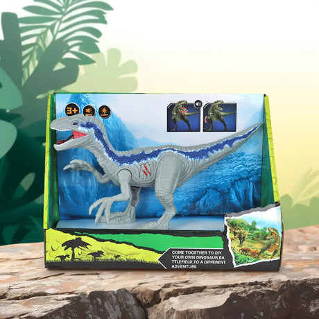 Juguete Dinosaurio con Luz y Sonido, Blue