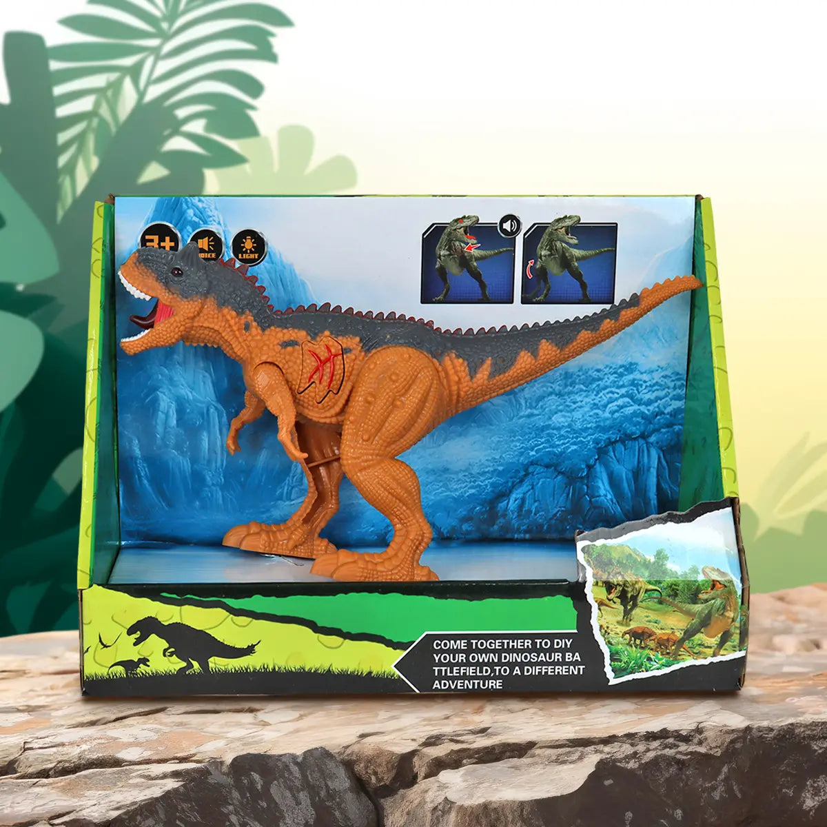 Juguete Dinosaurio con Luz y Sonido