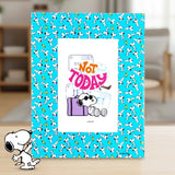 Portarretrato Peanuts, Color Azul