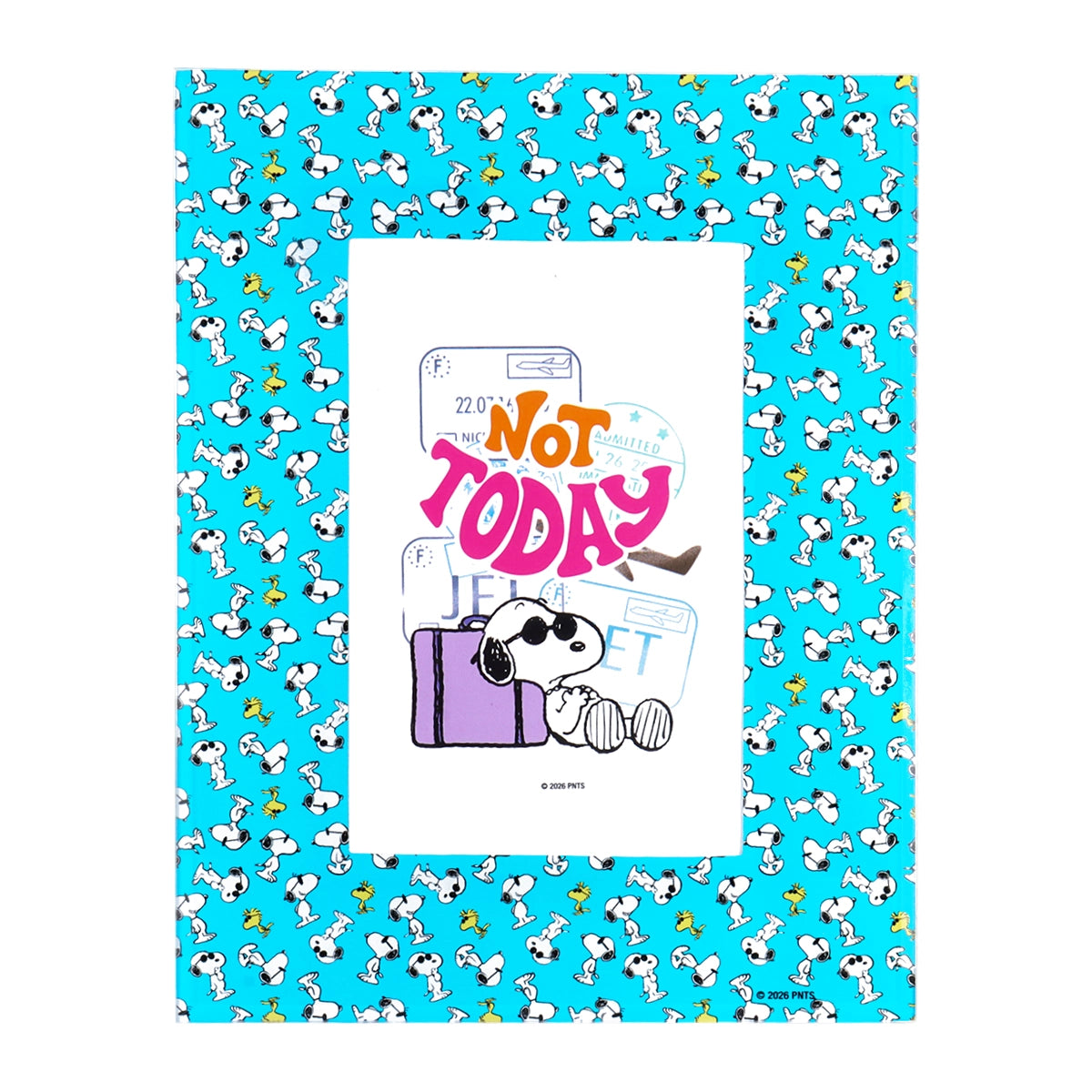 Portarretrato Peanuts, Color Azul