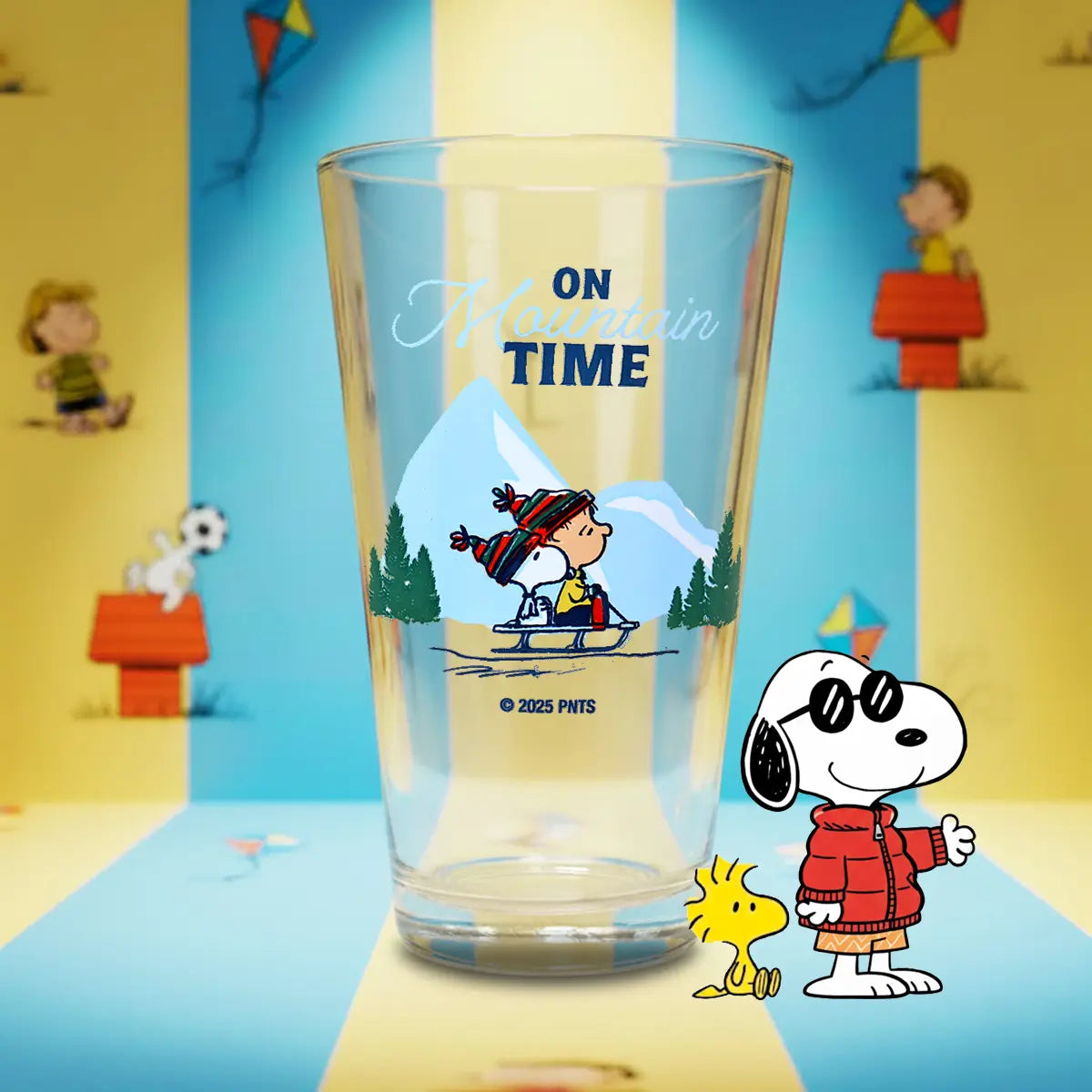 Vaso, On Mountain Time, Peanuts, 414 ml