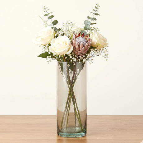 Florero, Cilindro, Color Negro