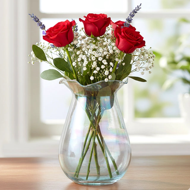 Florero Austria, Transparente