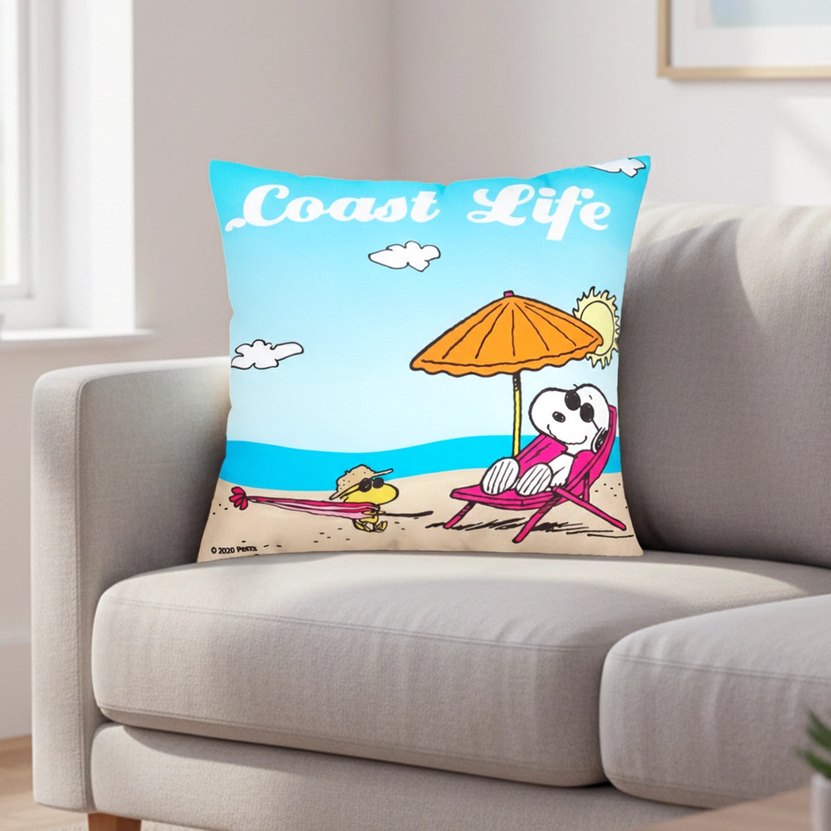 Cojín, Coast Life, Snoopy